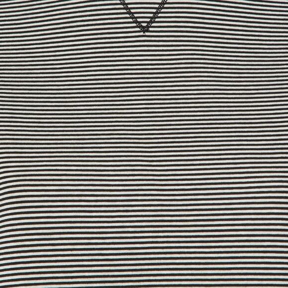 Red Valentino Monochrome Striped Bow Detail T-Shirt M